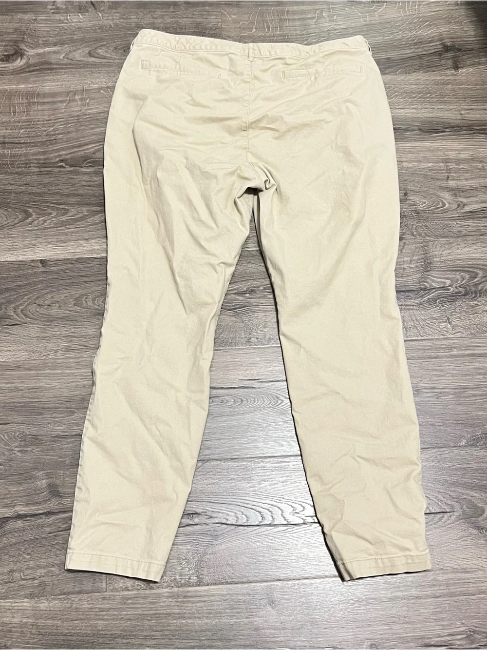 Old Navy Girls’ Skinny Stretch Size 18 Tall Khaki Uniform Pants 30” Inseam